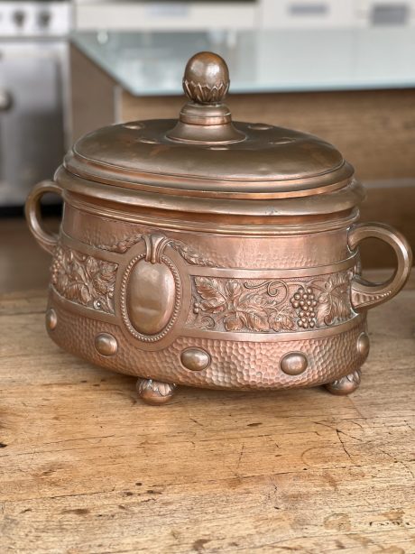 Antique French copper ice cream maker (Glaciere)