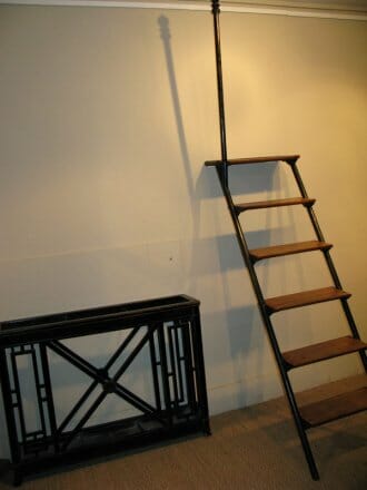 French shop ladder in original condition c.1920