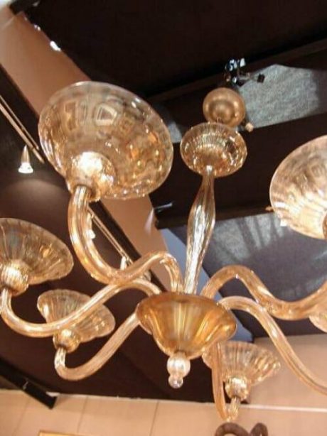 Italian glass Murano chandelier c.1950