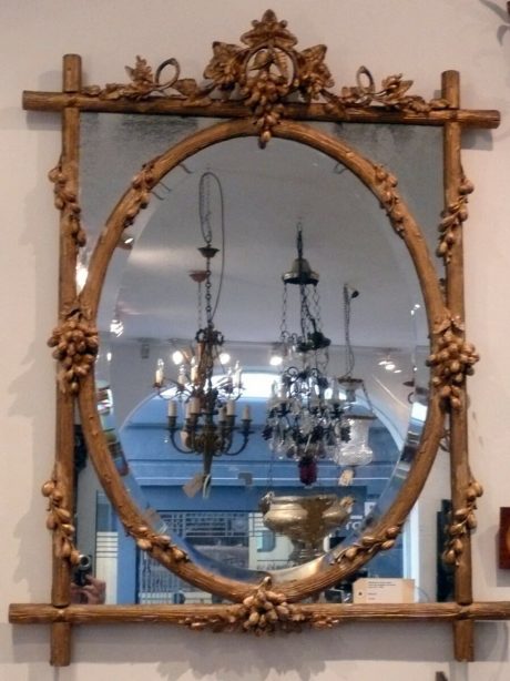 Napoleon III Mercury Glass Mirror c.1870-1880