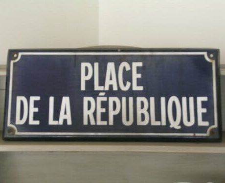 Original French Street Sign From Paris