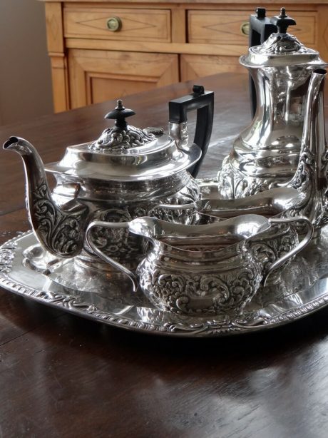 Silver plated cafe service set c.1900