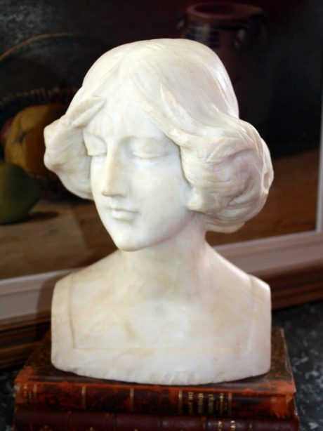 Marble bust of a woman c.1900