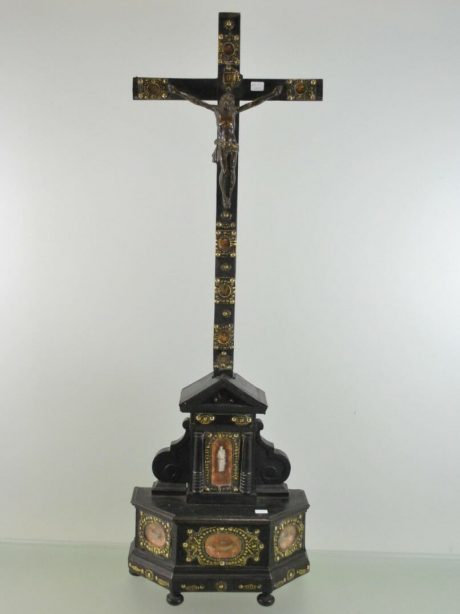 Crucifix with ancient inset reliquaries