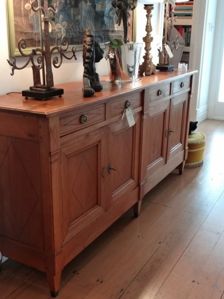 Cherrywood four door sideboard c.1890