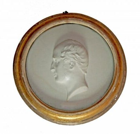 A Victorian Plaster Relief of a Gentleman c.1860