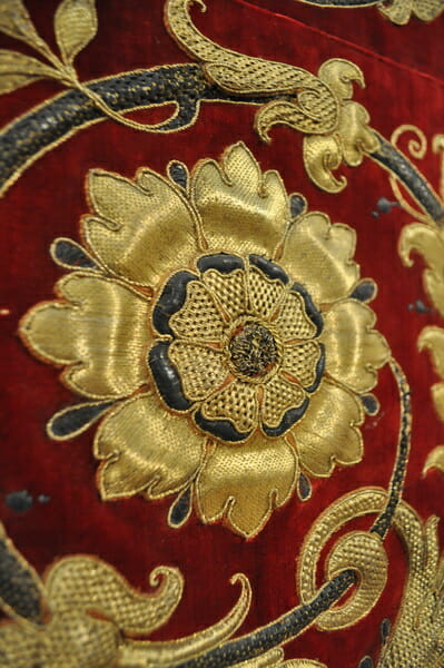 Embroidered panel from church altar c.1820