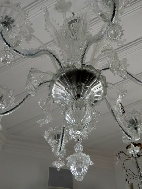 Murano crystal Daffodil chandelier c.1950