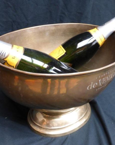 French copper De Venoge double champagne bucket c. 1960