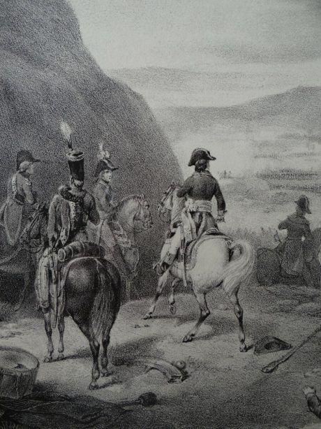 Framed Lithographs of Battle scenes of Napoleon 1827