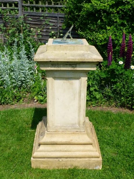 Large English Doulton 19th century Antique sundial