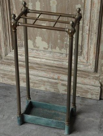 Antique brass hallway stick and umbrella stand c.1900 -20