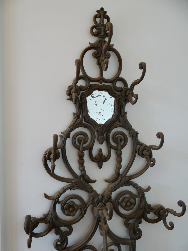 Antique Cast Iron Coat Hook And, Wrought Iron Coat Rack With Hooks In Germany