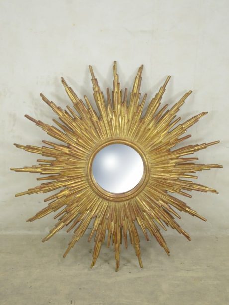 French 1940's sunburst mirror