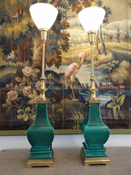 A pair of 1970's 'Stiffel' lamps