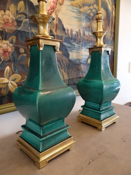 A pair of 1970's 'Stiffel' lamps