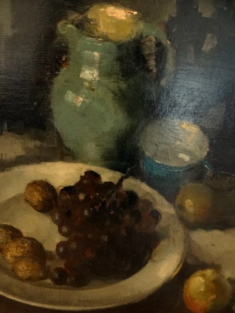 Still life painting signed by Henri Logelain c.1940