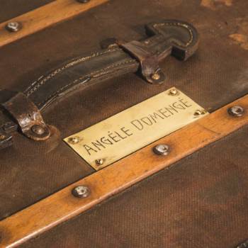 Smart Edwardian French Travelling trunk c.1870