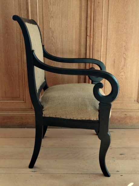 Single Painted French Empire chair c.1800-1840