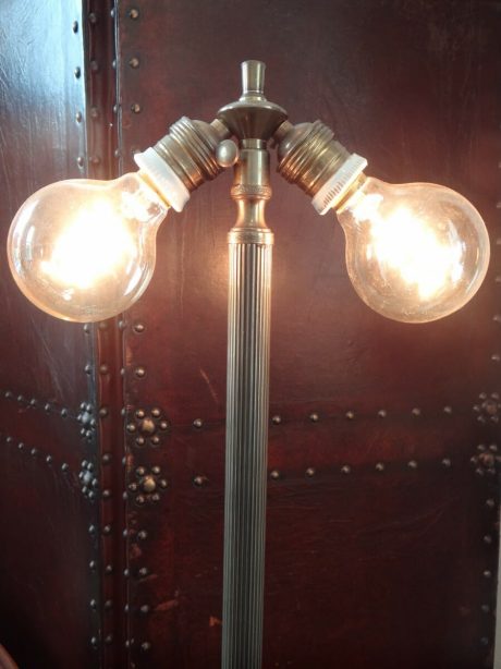 French brass standing lamp c.1920