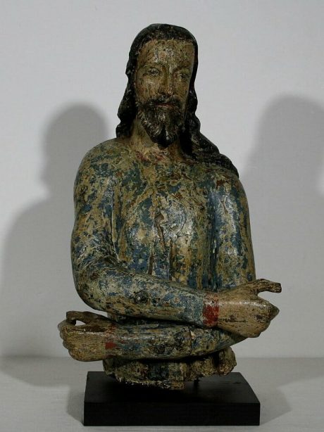 Beautiful wooden Spanish processional Christ c.1700