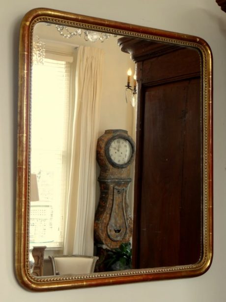 French 19th century gilt mirror
