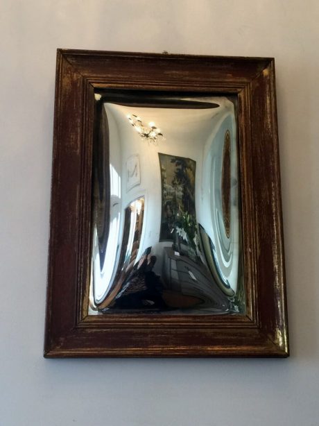 Rare antique Framed French Sorciere Mirror c.1880
