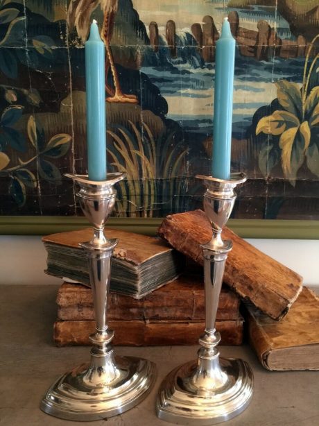 Sterling silver candlesticks London 1906