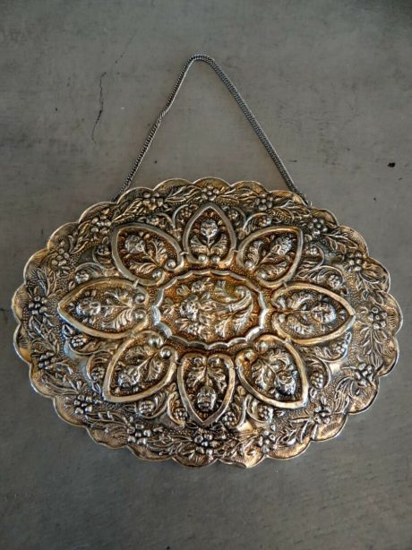 Silver plated Turkish wedding mirror