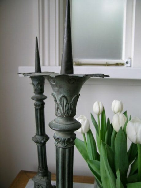 Pair of bronze candlesticks c.1870