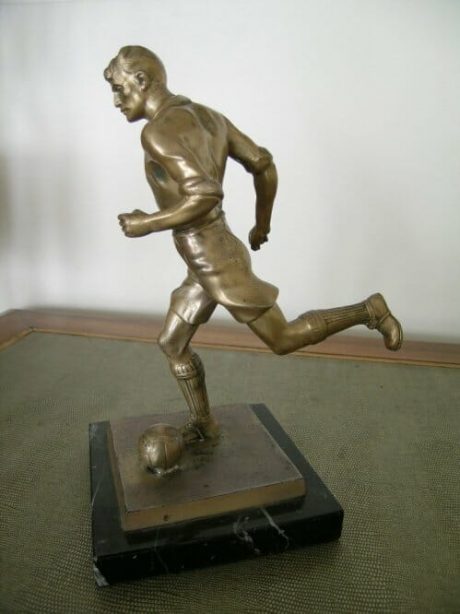 1930s Soccer statue from France