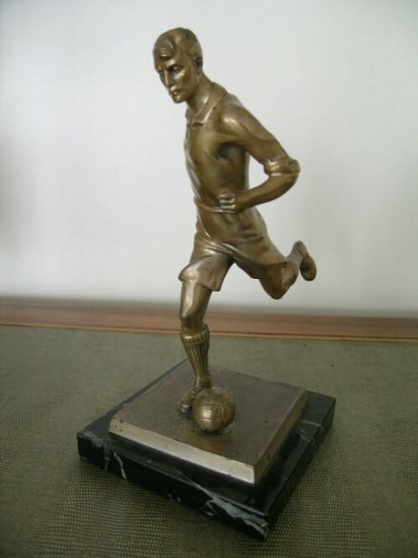 1930s Soccer statue from France