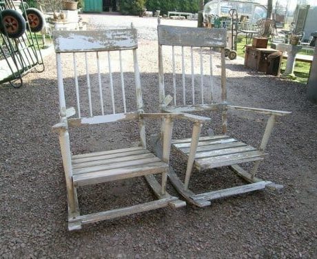 Pair of danish rocking chairs from the 1920s