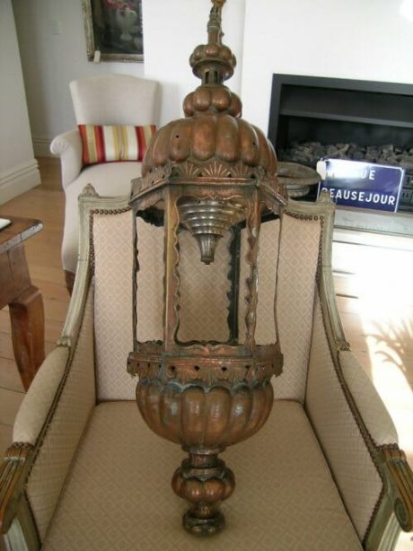 Copper Venetian lantern