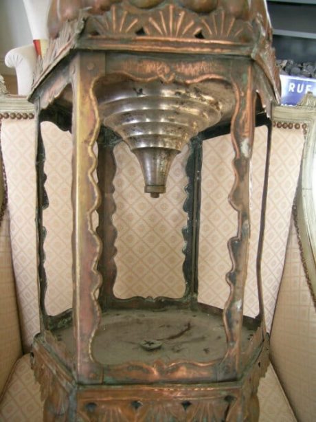 Copper Venetian lantern