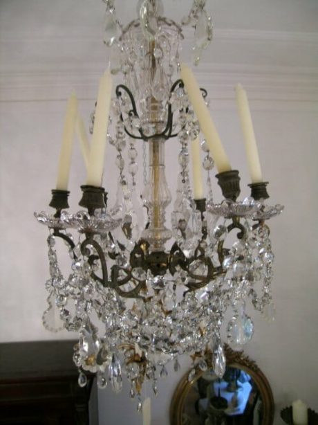 Crystal chandelier for candles c.1890