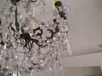 Crystal chandelier for candles c.1890