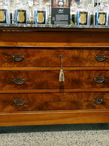 Walnut Louis Philippe commode with marble top c.1850