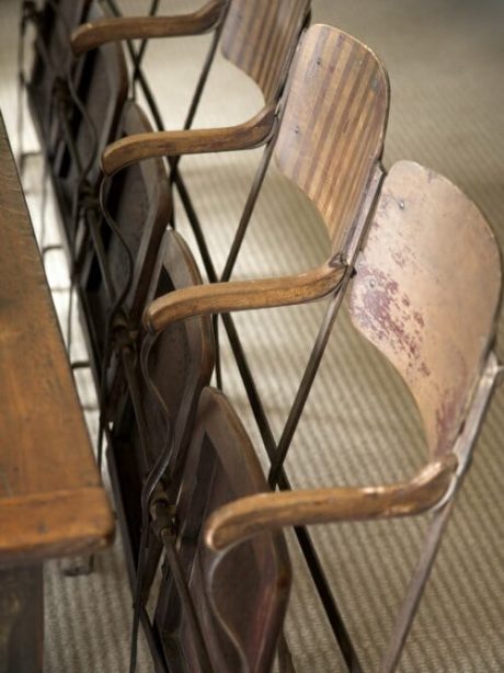 Five seater French Theatre bench