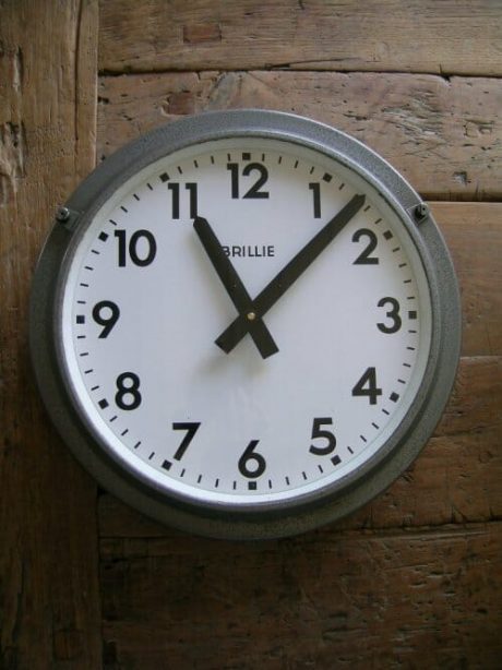 40s Brillie Industrial clock