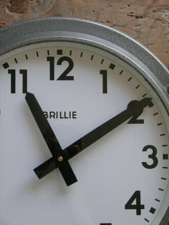 40s Brillie Industrial clock