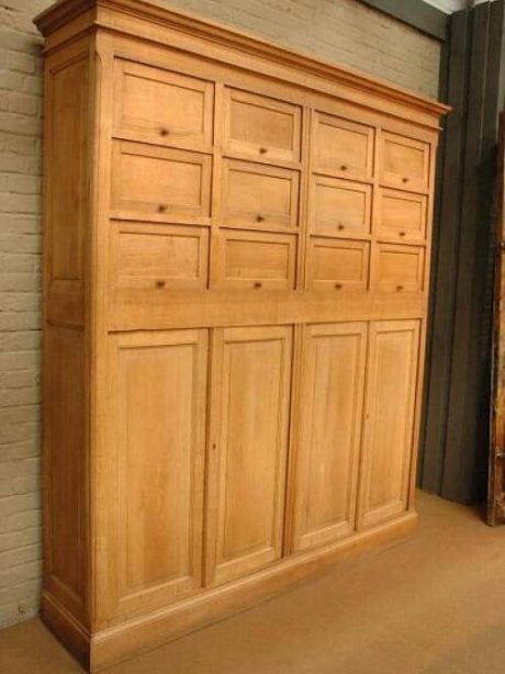 Bleached Oak Notary cabinet
