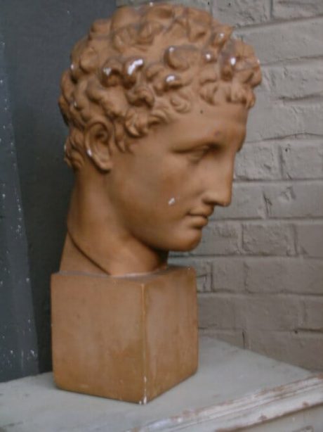 Terracotta Male Head Sculpture (Museum copy)