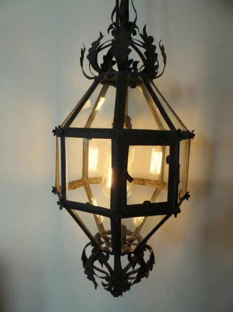 1940's hand forged French Lantern