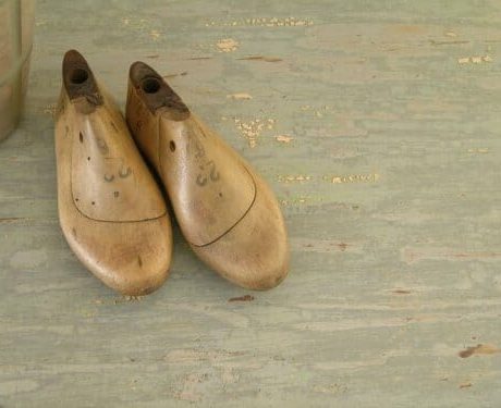 Children's  Wooden Shoe Lasts From France