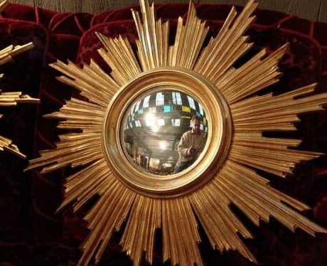 1950s sunburst mirror