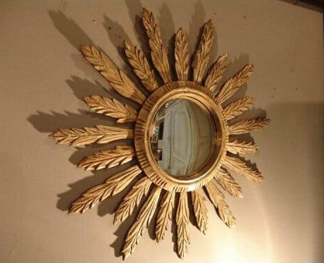 1940s sunburst mirror