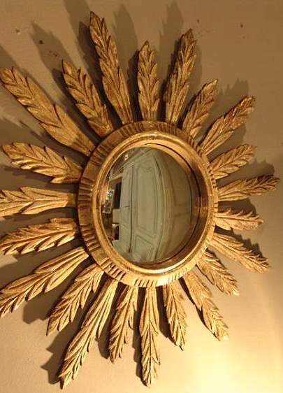 1940s sunburst mirror