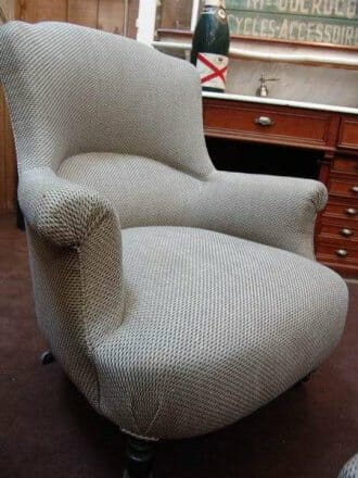 Napoleon III Bergere and footstool c.1870