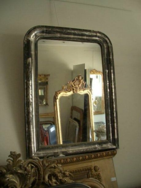 Silver gilt Louis Philippe mirror c.1840